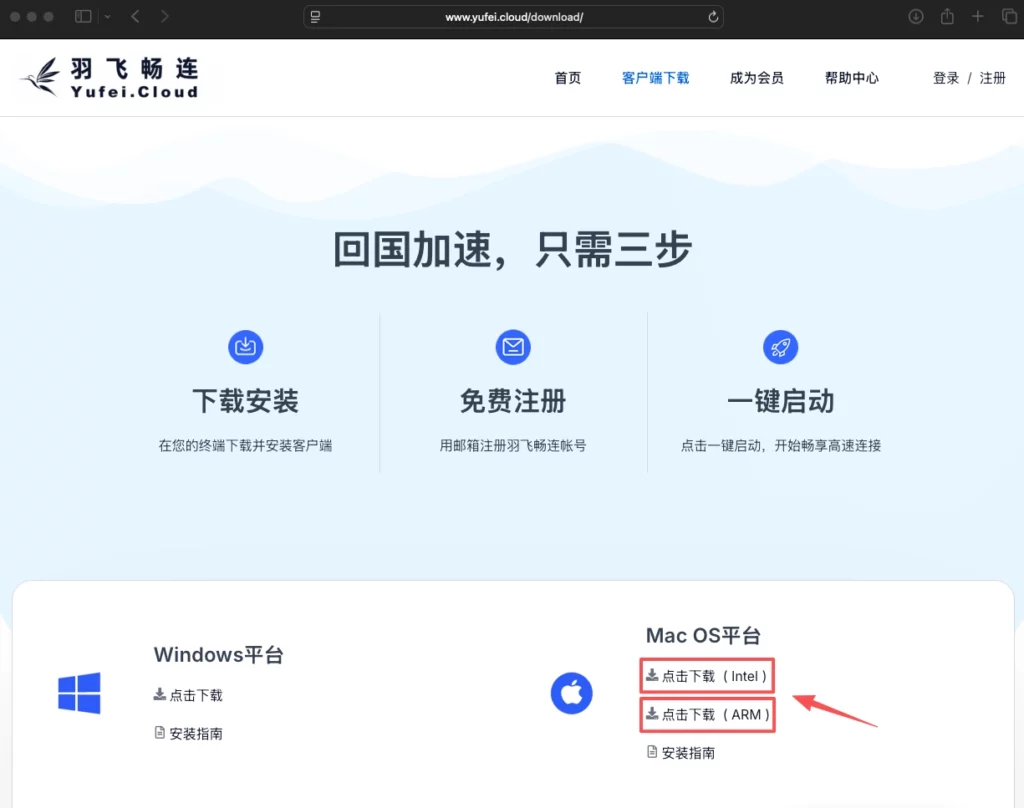 如何安装羽飞畅连MacOS版客户端？2026最新回国加速Mac端安装实操指南